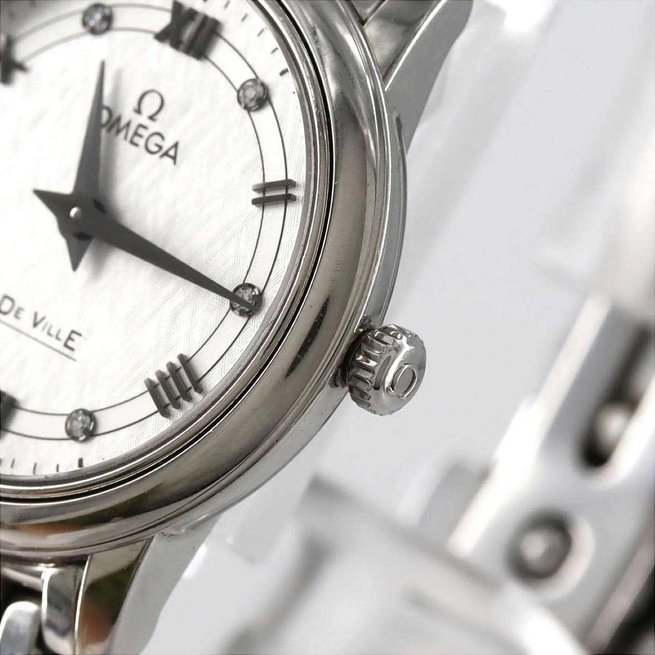 【ノーメンテナンス還元価格】オメガ デ･ヴィル プレステージ･6P 424.10.27.60.52.002 SS クォーツ
