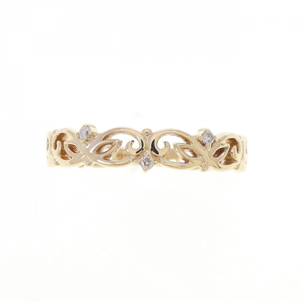 アガット ダイヤモンド リング 0.02CT