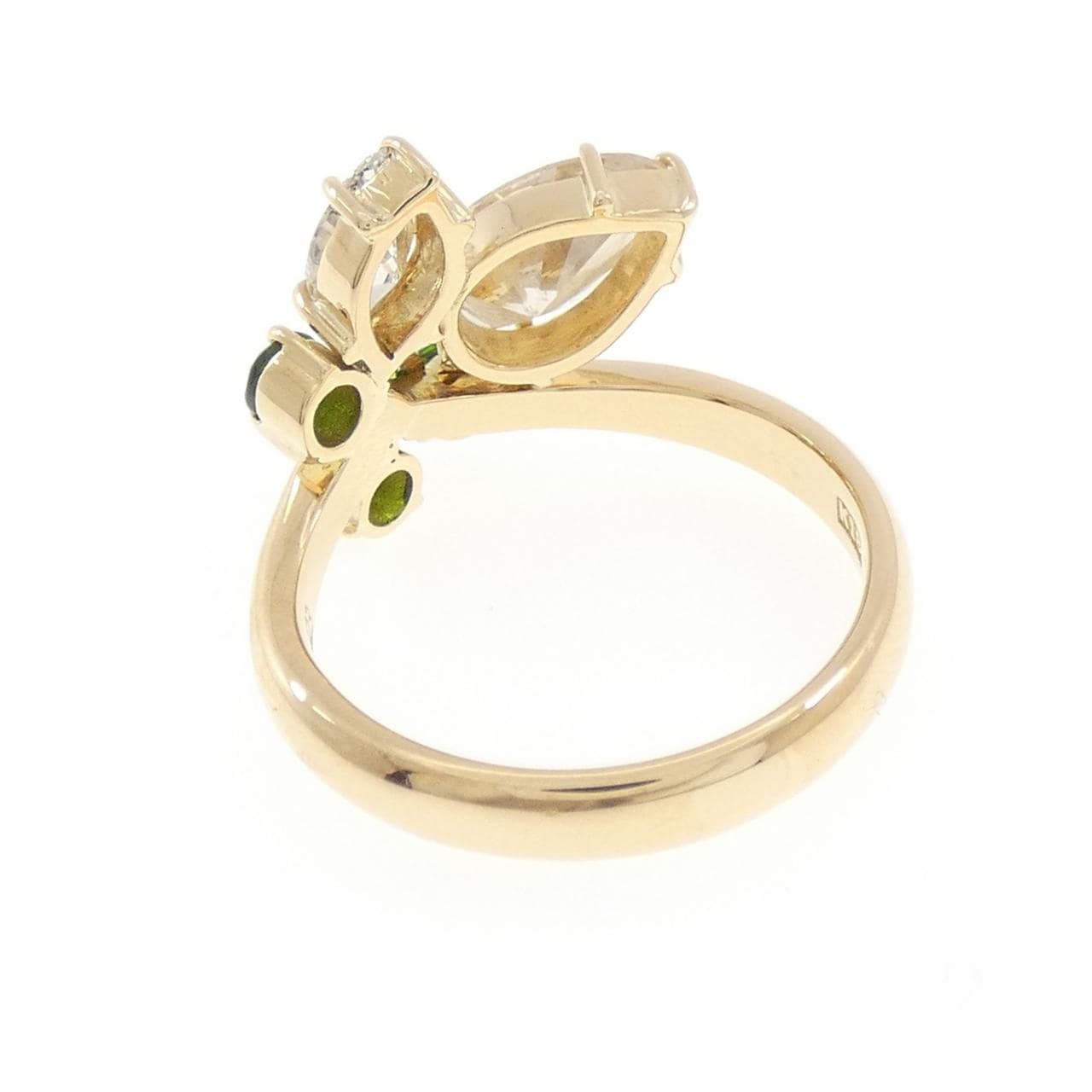 K18YG ダイオプサイト リング 0.423CT