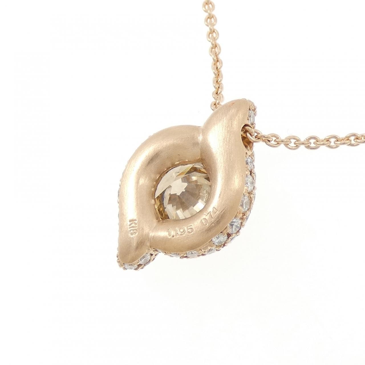 K18PG ダイヤモンド ネックレス 1.195CT