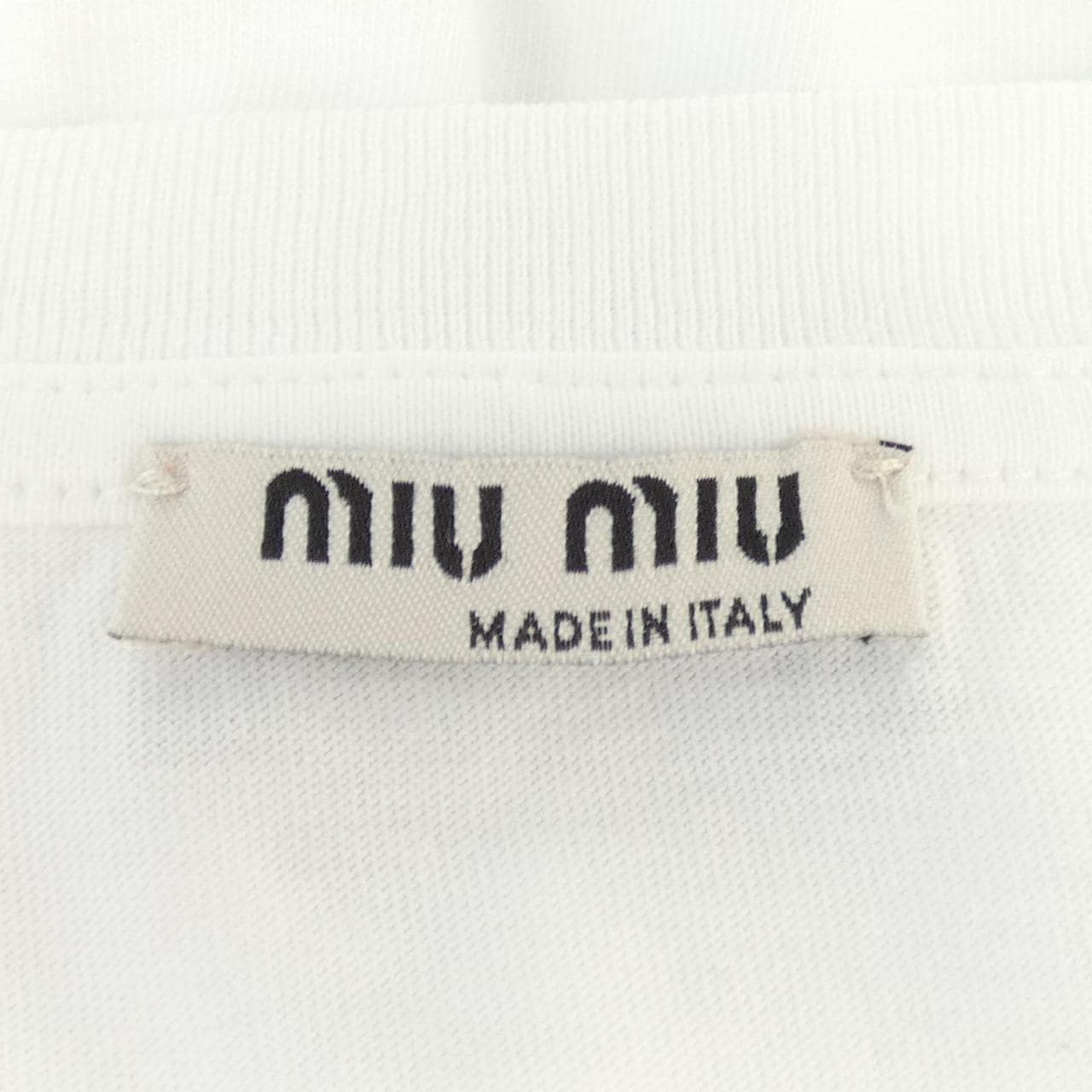 ミュウミュウ MIU MIU MJN212 1WVN Tシャツ