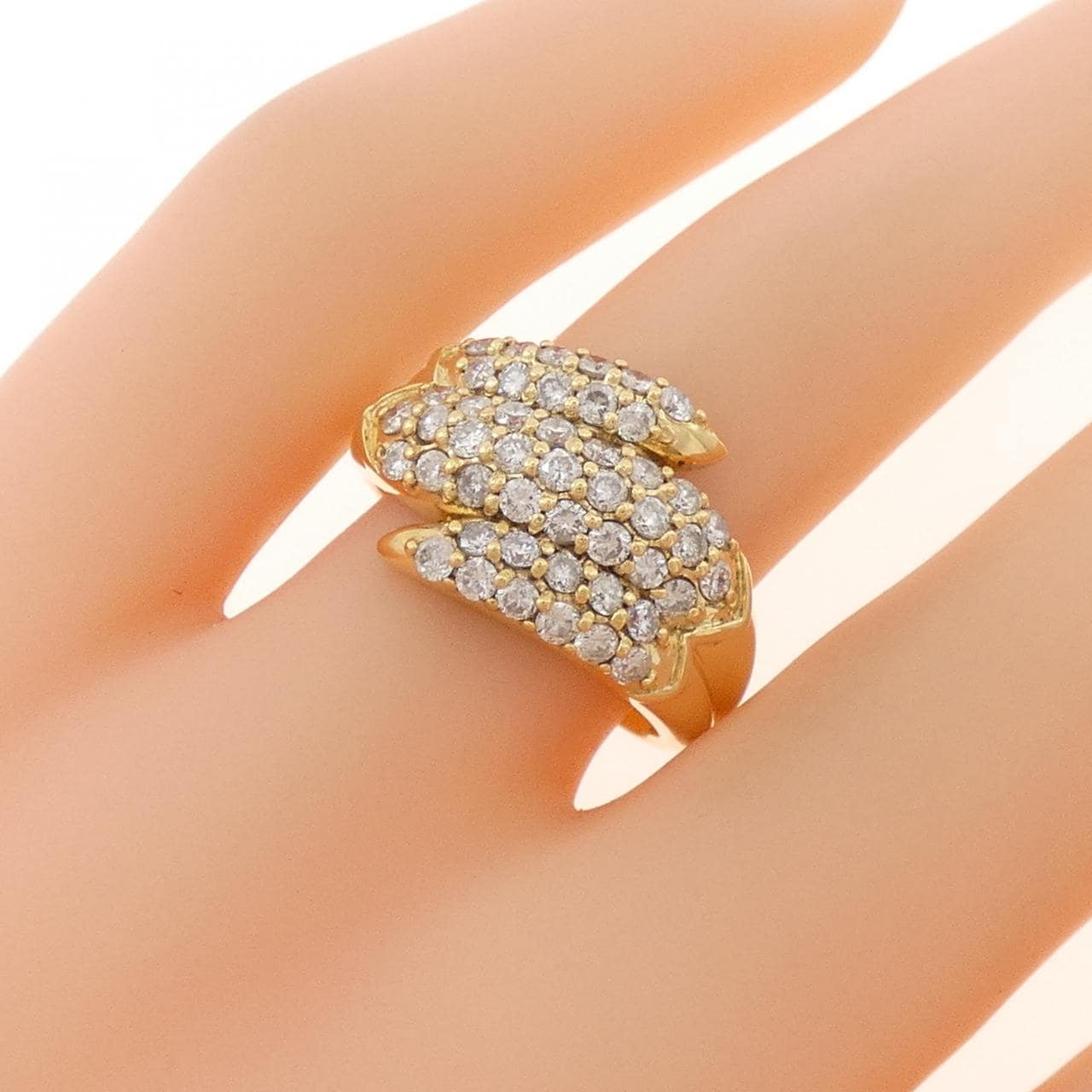 K18YG ダイヤモンド リング 1.00CT