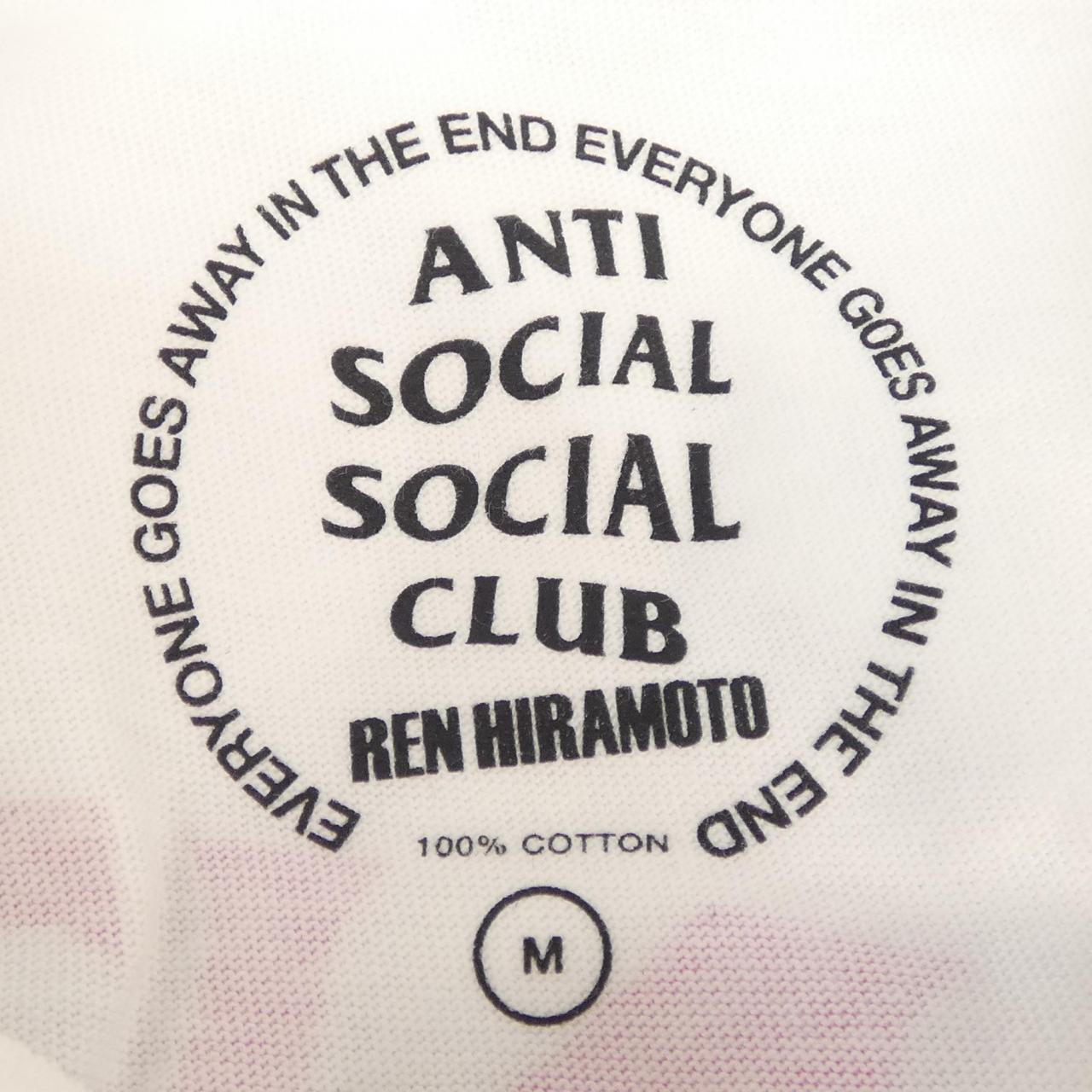 アンチソーシャルソーシャルクラブ ANTI SOCIAL SOCIAL CLUB REN HIRAMOTO Tシャツ