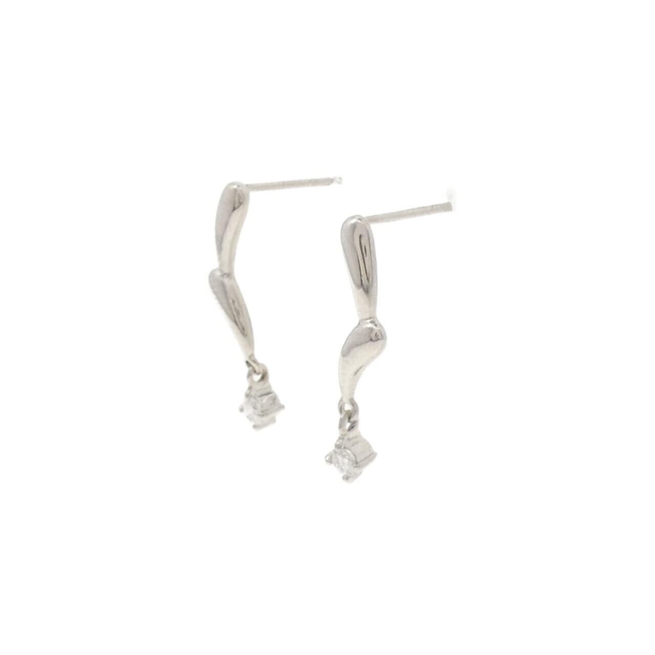 PT850/PT900 ダイヤモンド ピアス 0.10CT