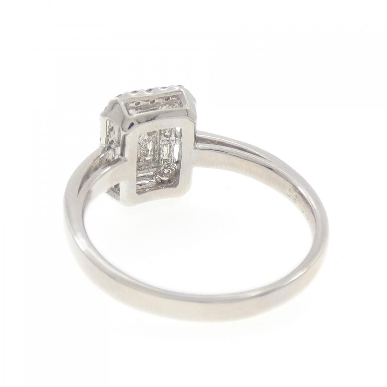 【新品】PT900 ダイヤモンド リング 0.50CT