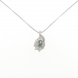 PT900/PT850 アレキサンドライト ネックレス 0.22CT