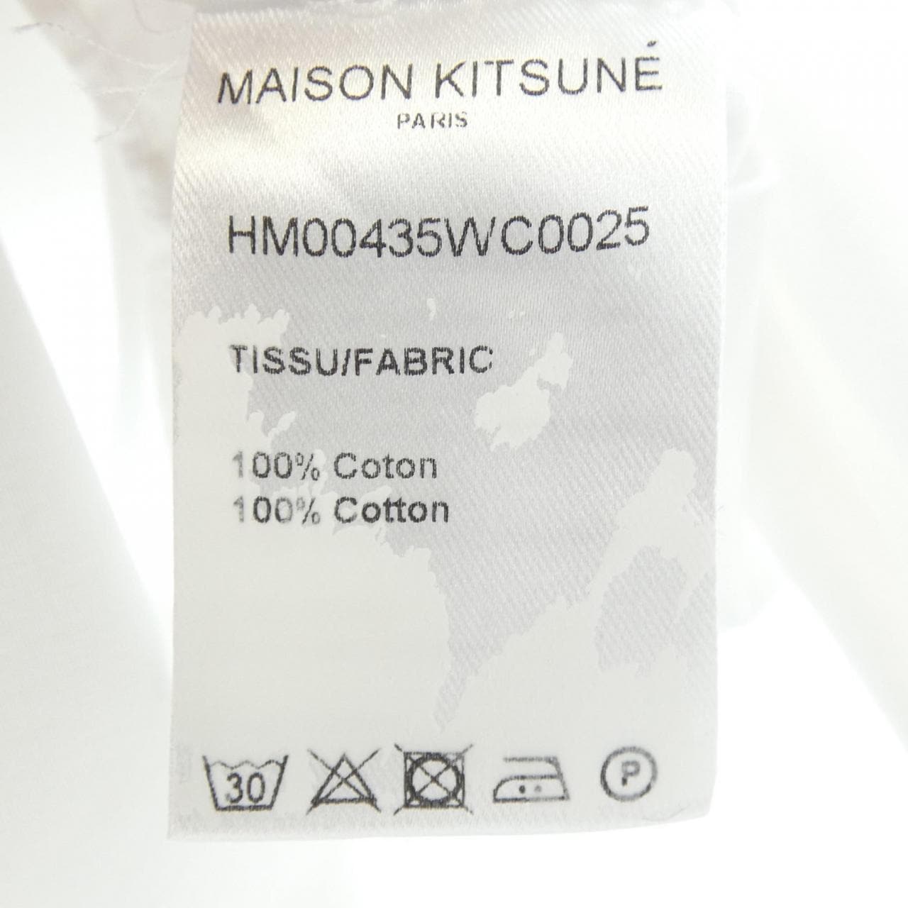 メゾンキツネ MAISON KITSUNE HM00435WC0025 シャツ