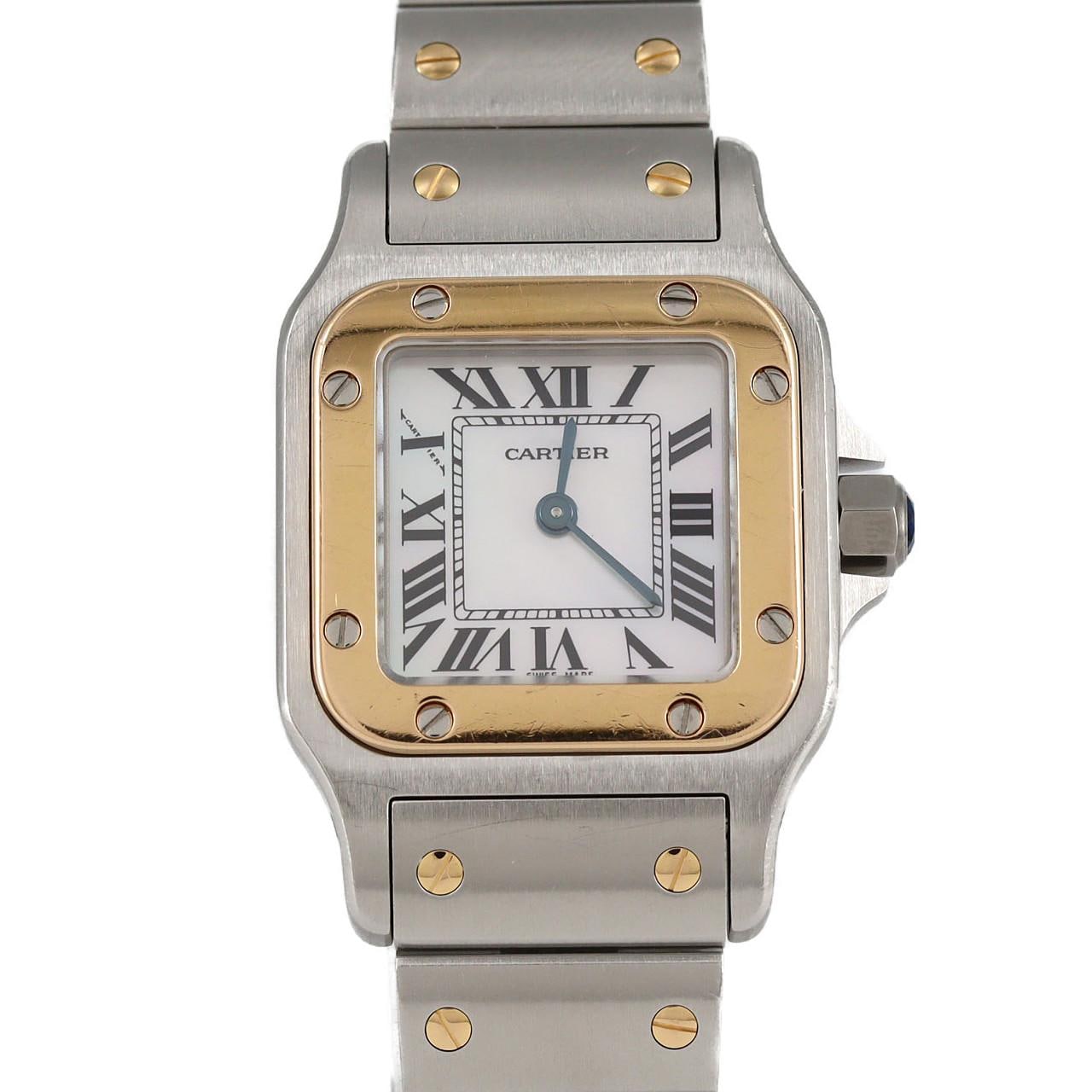 カルティエ サントスガルベSM PGコンビ W20103C4 SSxPG クォーツ