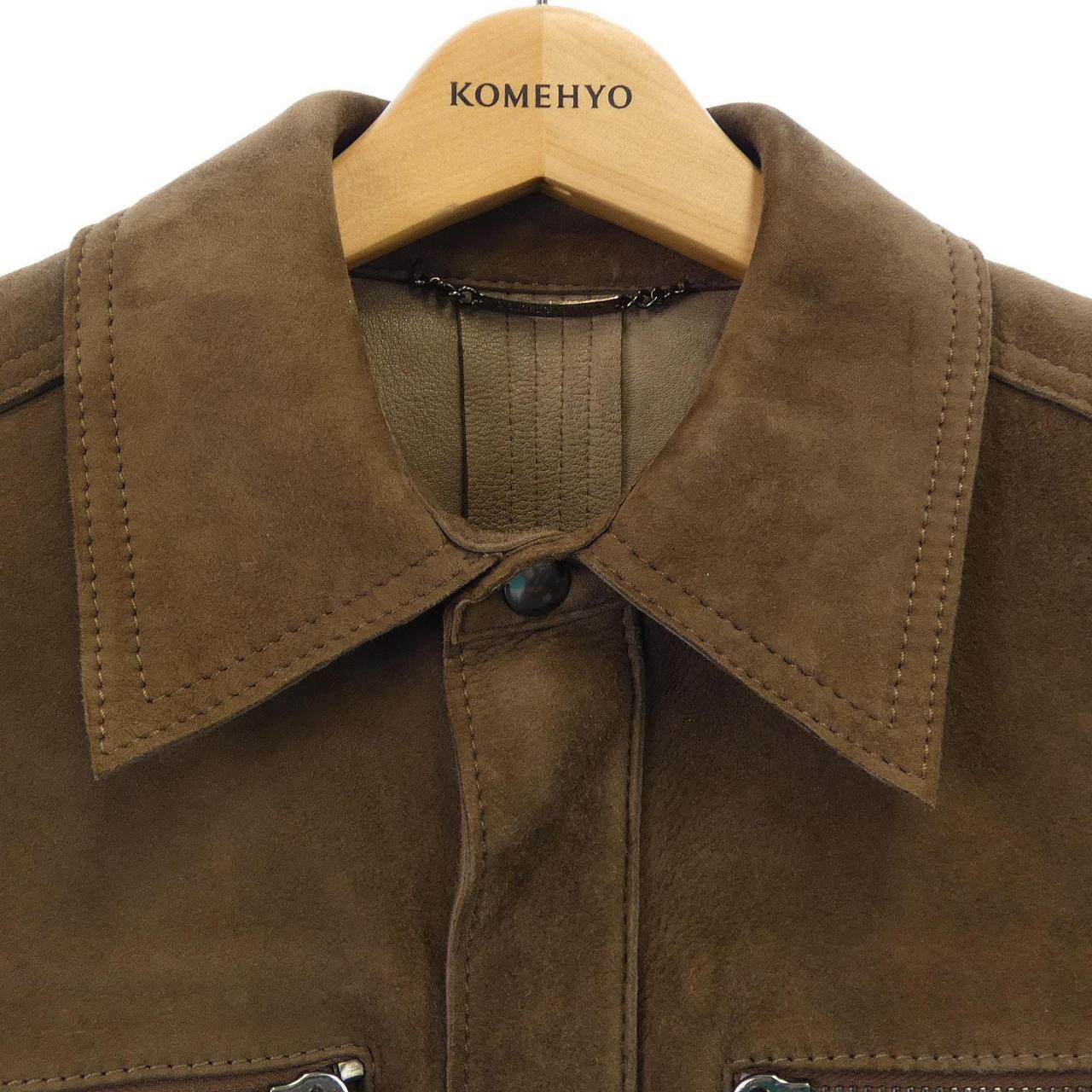 ドルチェアンドガッバーナ DOLCE&GABBANA G9A94L/FULMQ レザージャケット