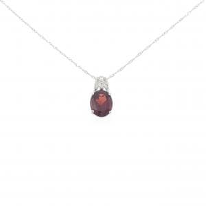 PT900/PT850 ガーネット ネックレス 2.054CT