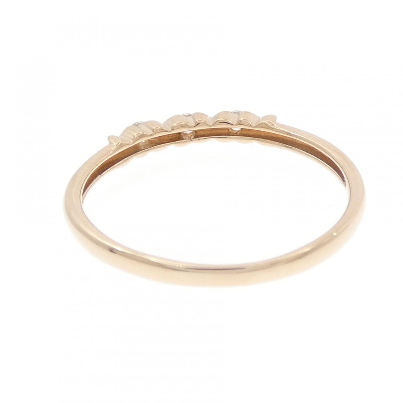 K18PG ダイヤモンド リング 0.10CT