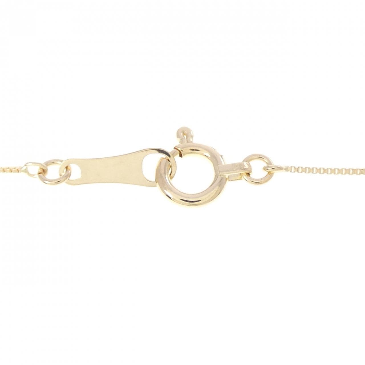 K18YG スリーストーン ダイヤモンド ネックレス 0.30CT