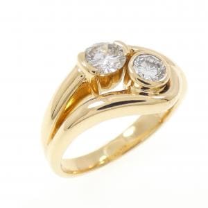 K18YG ダイヤモンド リング 0.50CT