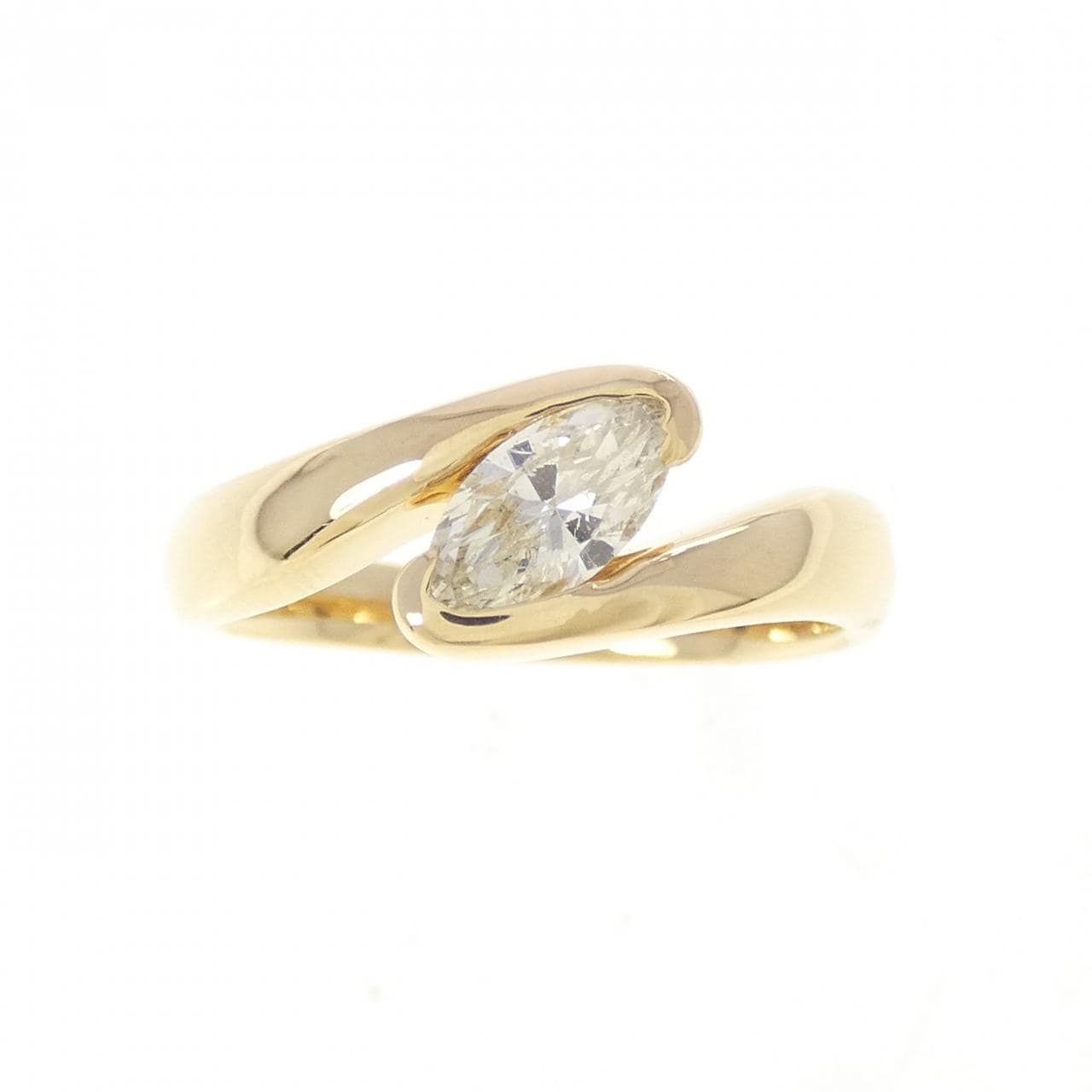 K18YG ダイヤモンド リング 0.39CT