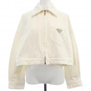 プラダ PRADA トライアングルロゴ ブルゾンジャケット GFB279 S212 14LW デニムジャケット