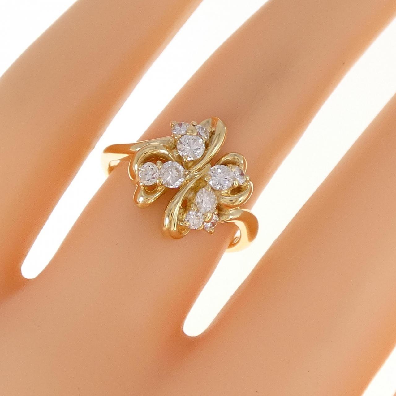 K18YG ダイヤモンド リング 0.50CT
