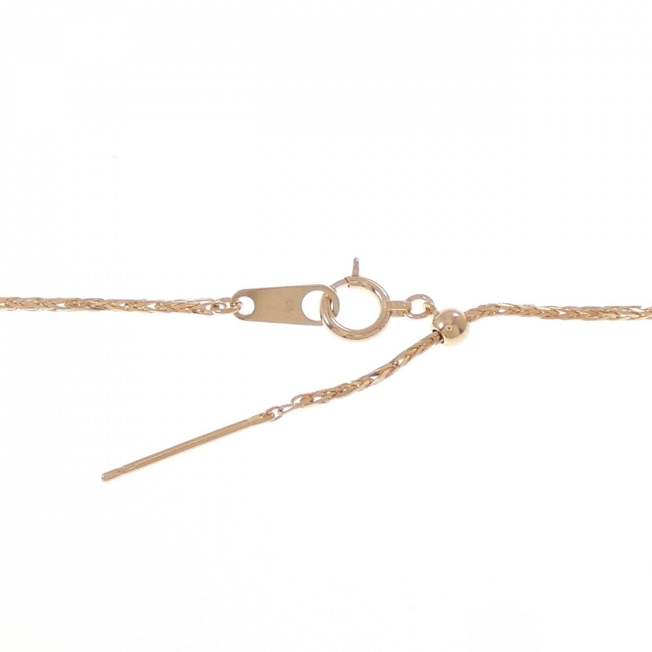 K18PG ホワイトサファイア ネックレス 4.80CT