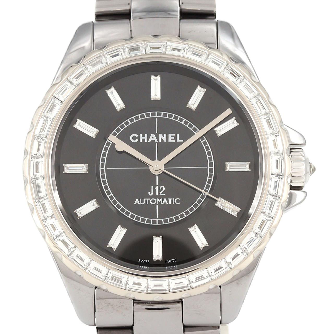 シャネル J12 クロマティック41mm/バゲットD･12PバゲットD H3155 セラミック 自動巻