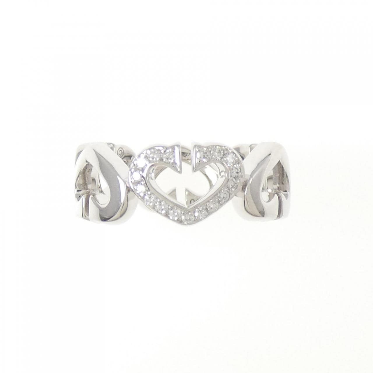 カルティエ Cハート 1P リング