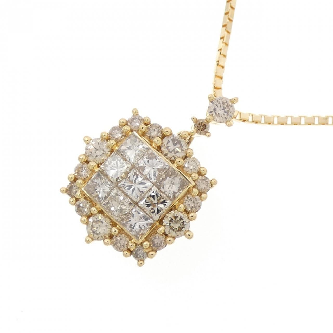 K18YG ダイヤモンド ネックレス 1.00CT