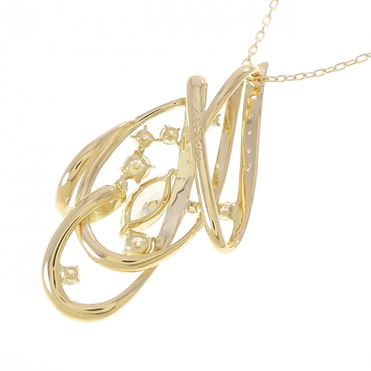 K18YG ダイヤモンド ネックレス 0.519CT