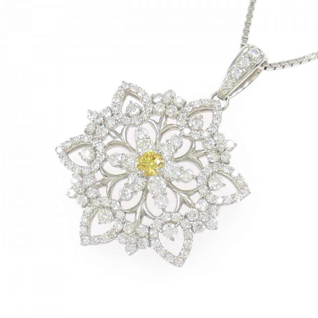 PT900/PT850 ダイヤモンド ネックレス 0.132CT FVI SI2