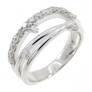 K18WG ダイヤモンド リング 0.50CT