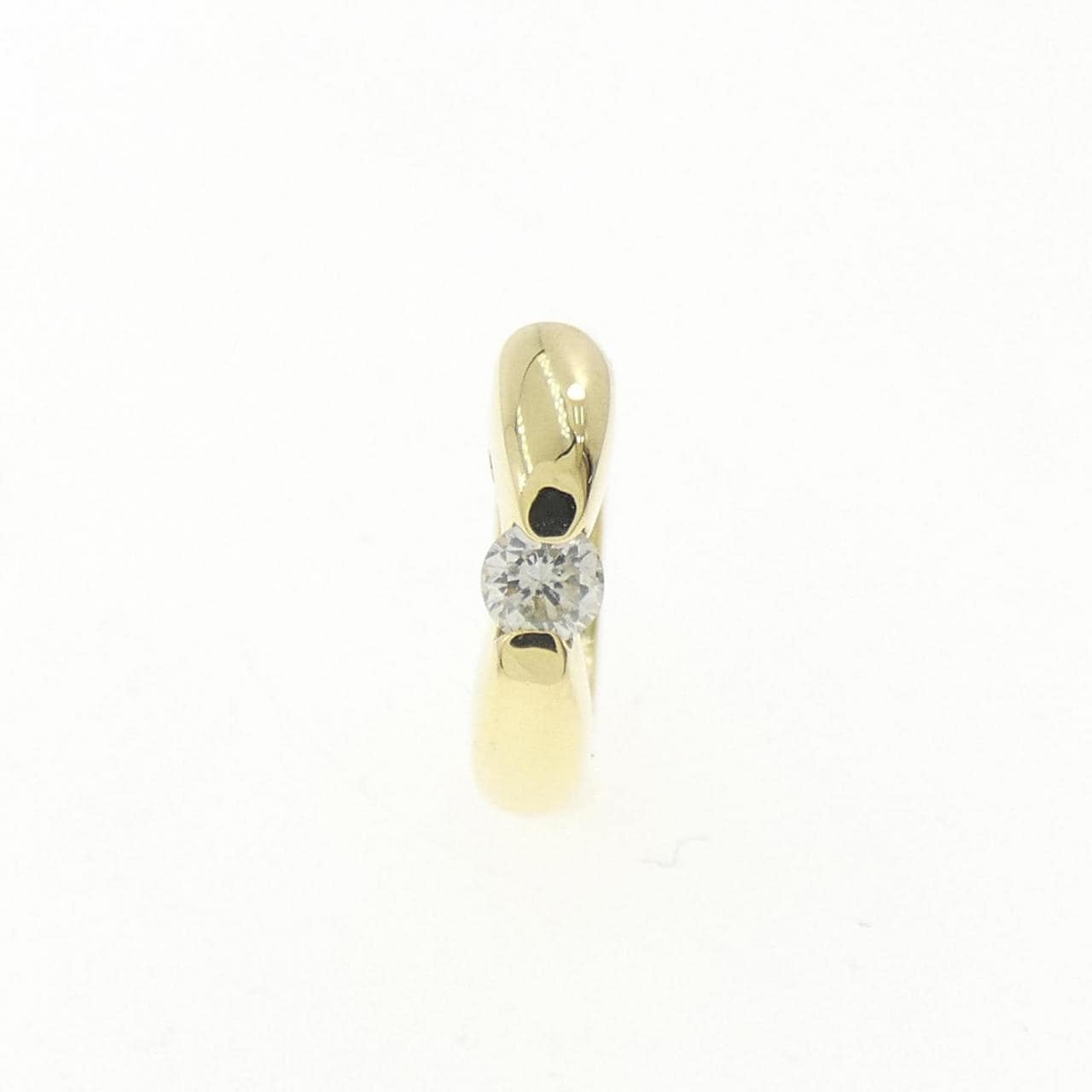 K18YG ダイヤモンド ピアス 0.05CT 片耳