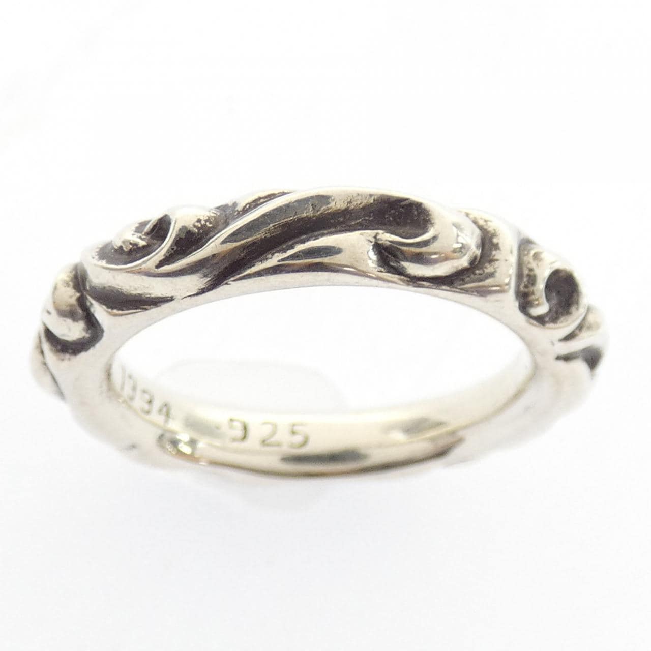 クロムハーツ CHROME HEARTS SCROLL BAND 207009018SLVXXX001 RING