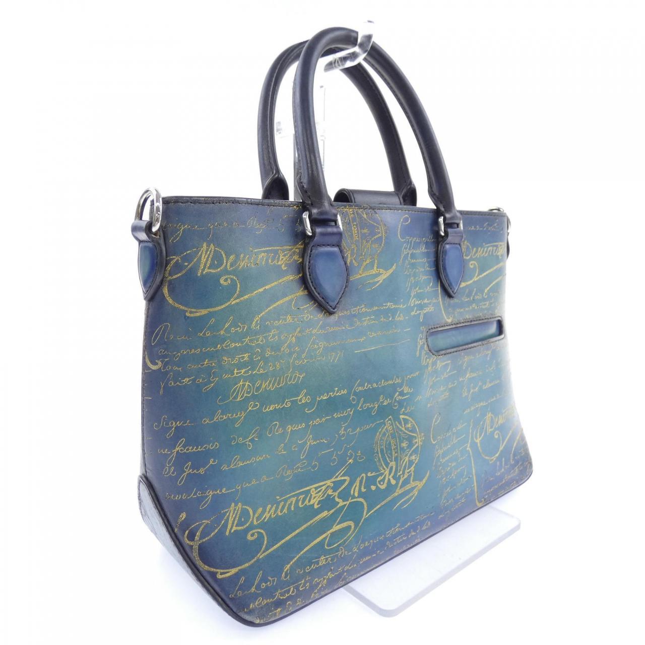 ベルルッティ Berluti トゥジュールXSスクリットレザートートバック BAG