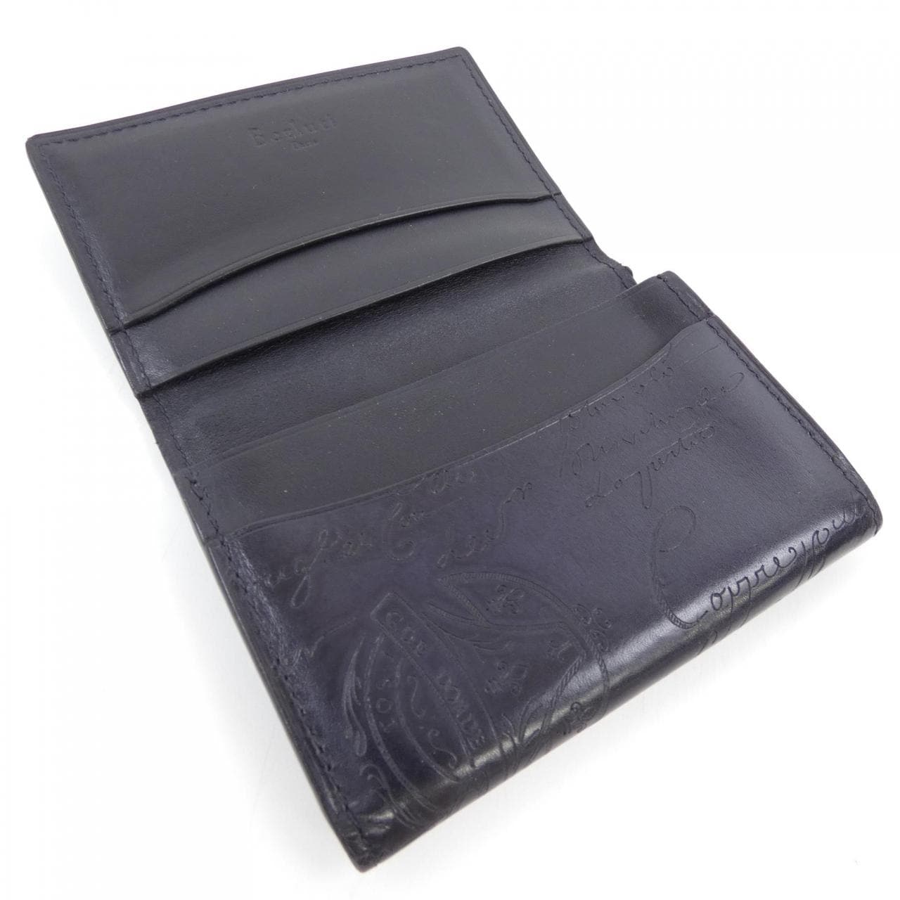 ベルルッティ Berluti インブイアスクリットレザーカードホルダー CARD CASE