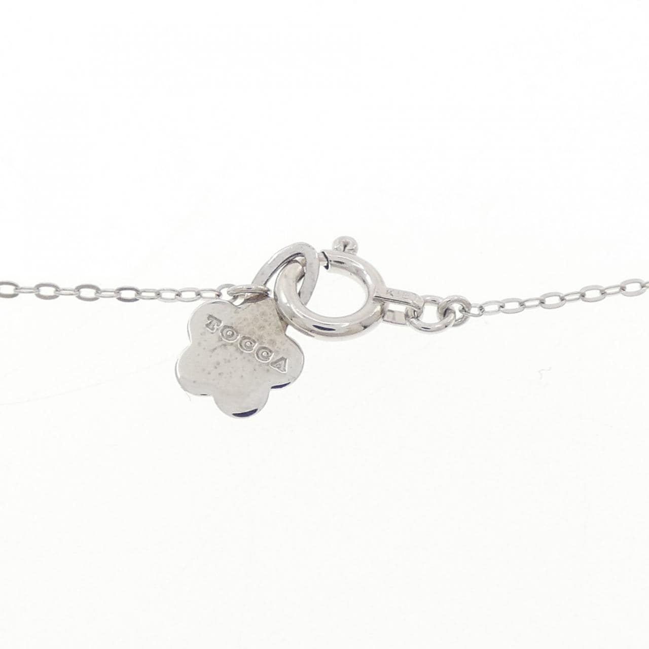 K18WG ダイヤモンド ネックレス 0.24CT