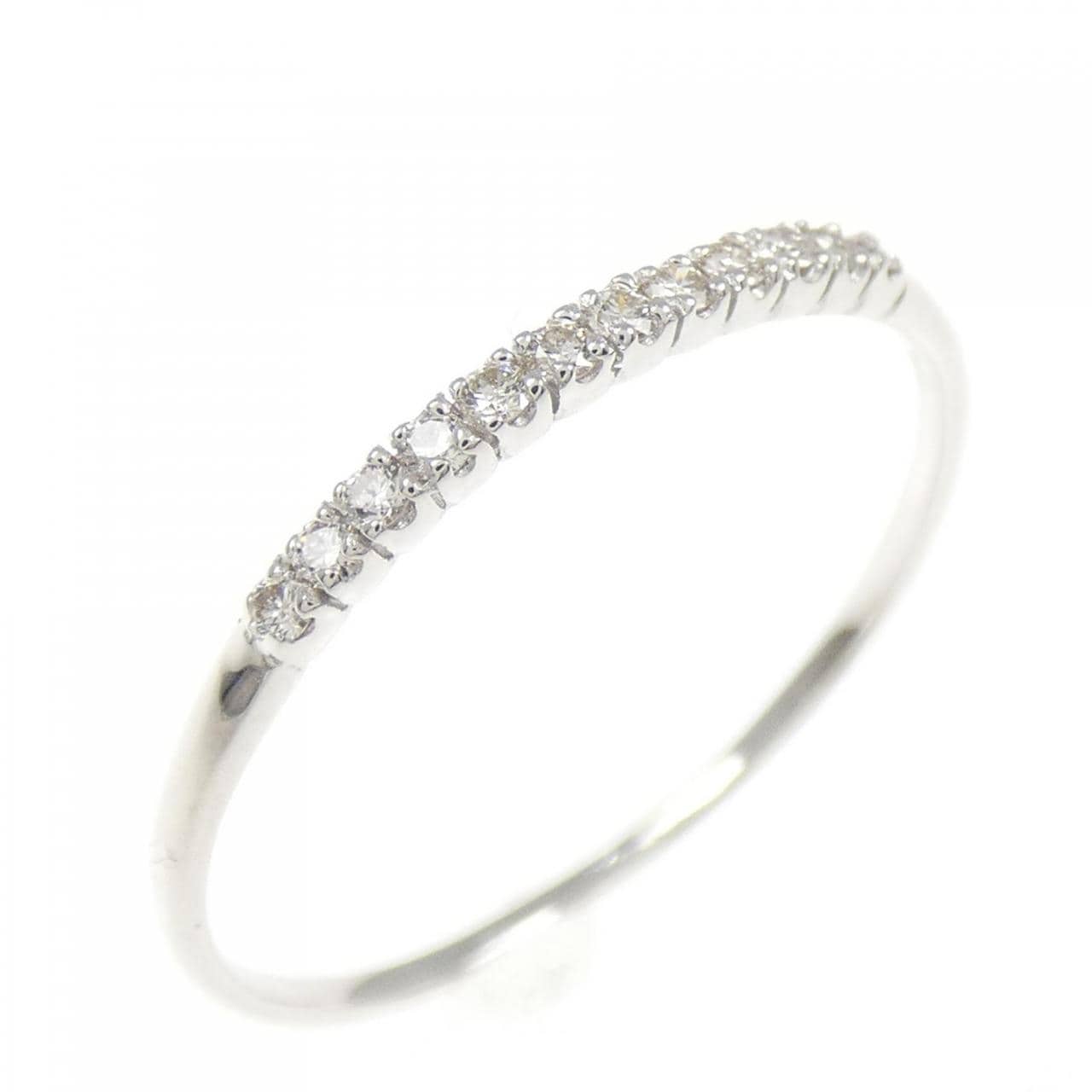 K18WG ダイヤモンド リング 0.09CT