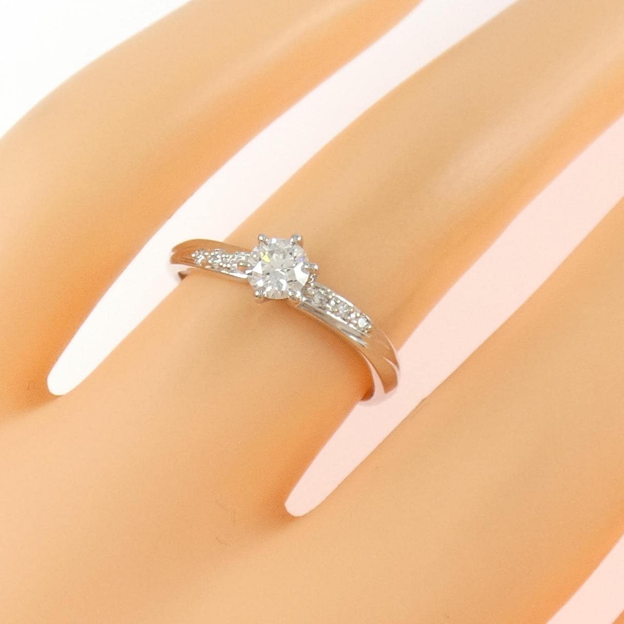 PT900 ダイヤモンド リング 0.256CT F VS1 3EXT