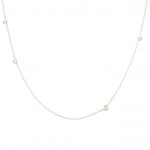 K18PG ダイヤモンド ネックレス 0.40CT