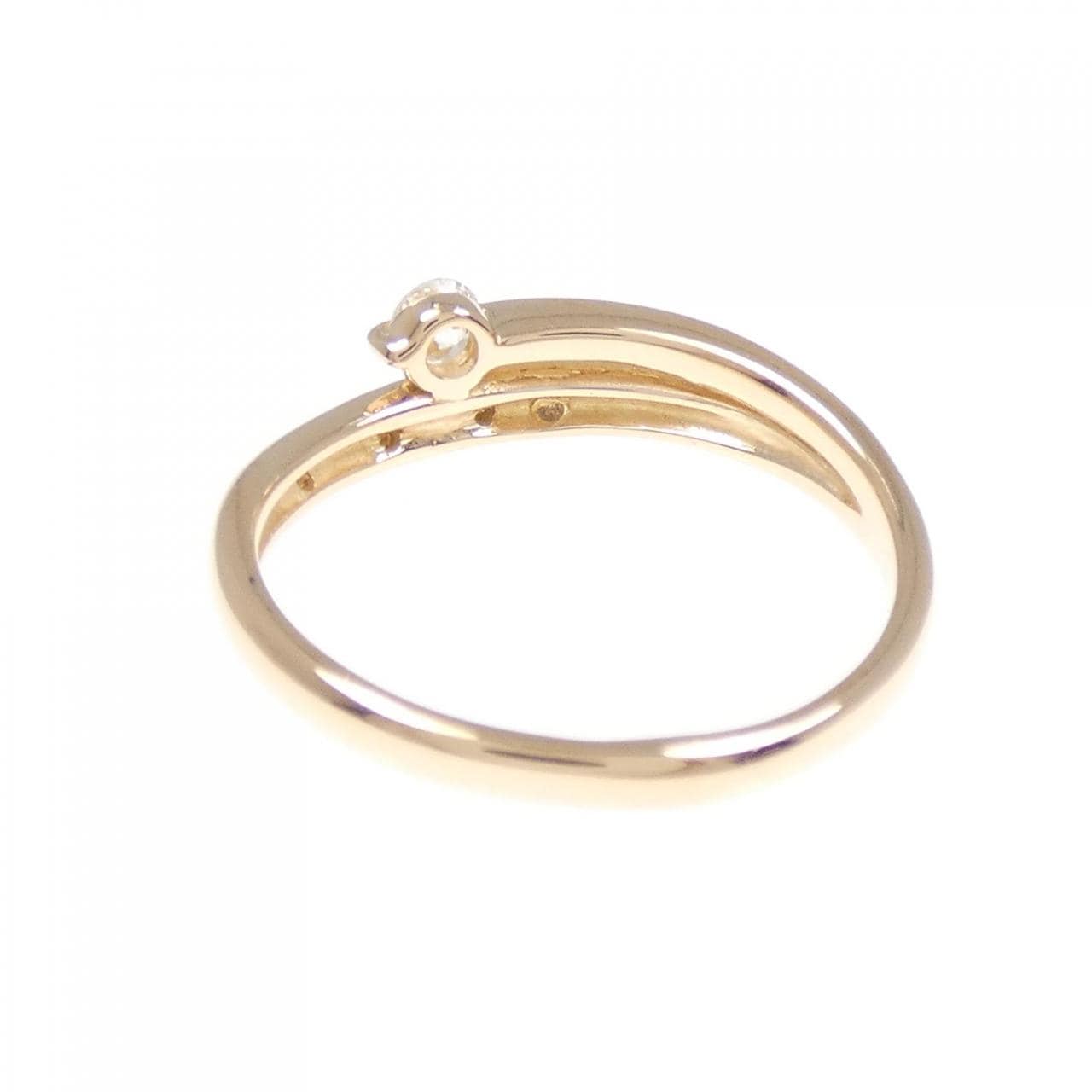 K18PG ダイヤモンド リング 0.15CT