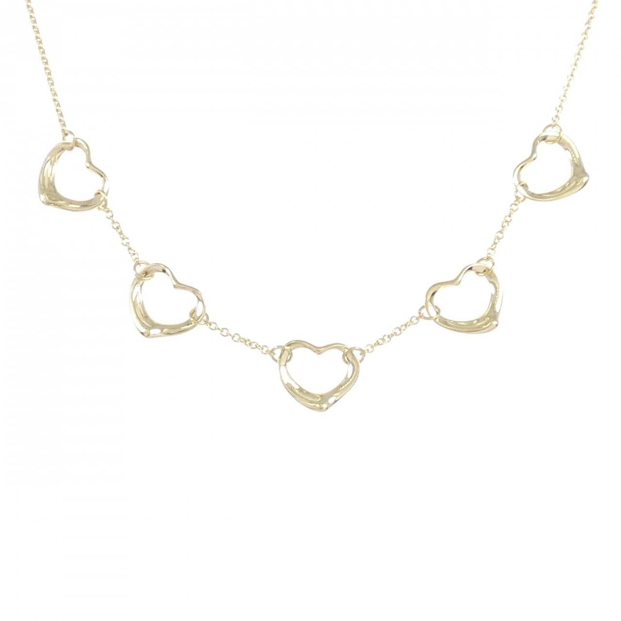 ティファニー オープンハート 5P ネックレス