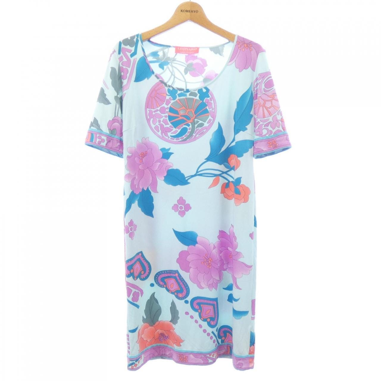 レオナール フューシャ LEONARD FUCHSIA ワンピース