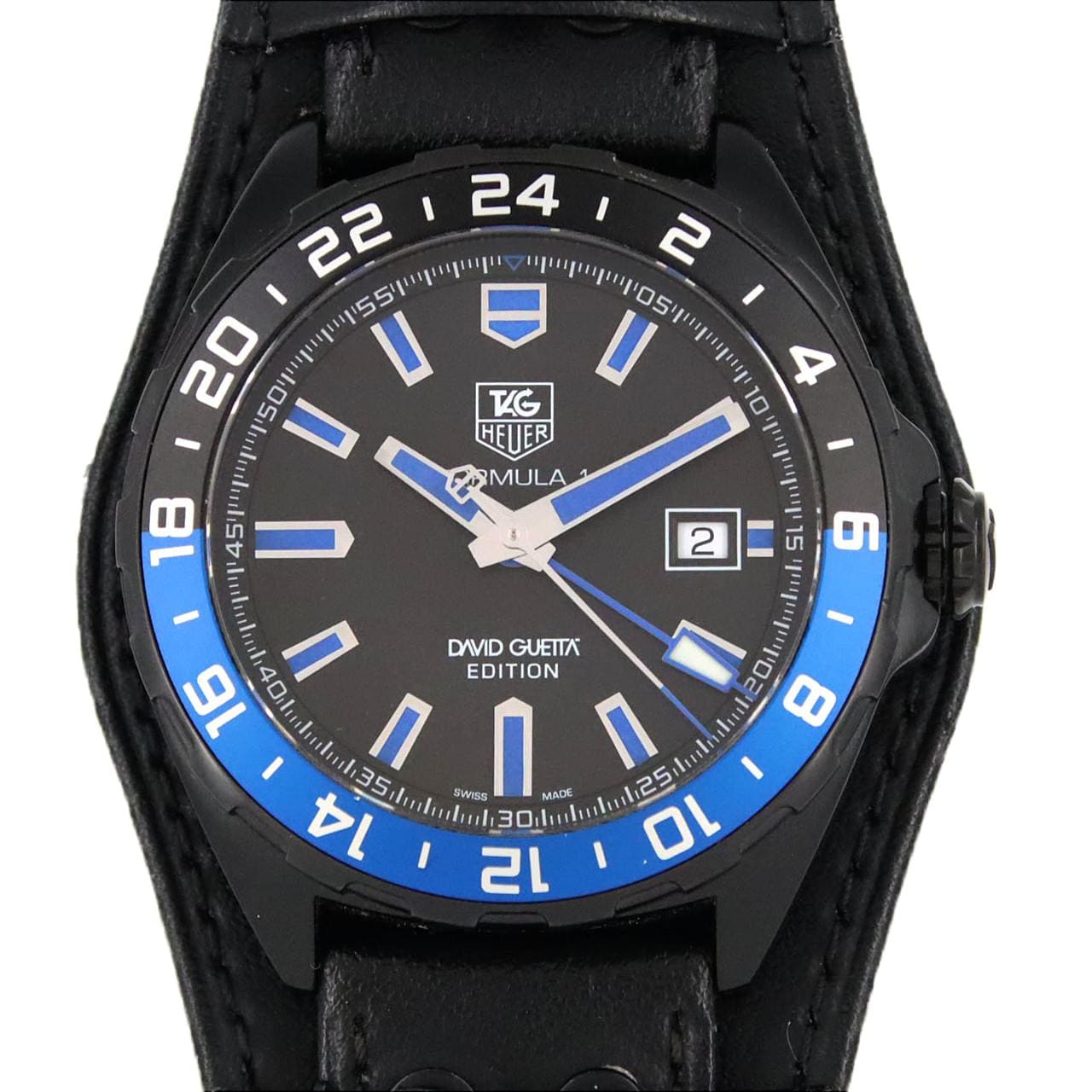 【ノーメンテナンス還元価格】タグ･ホイヤー フォーミュラ1GMT･デヴィッドゲッタ LIMITED WAZ201A.FC8195 SS 自動巻