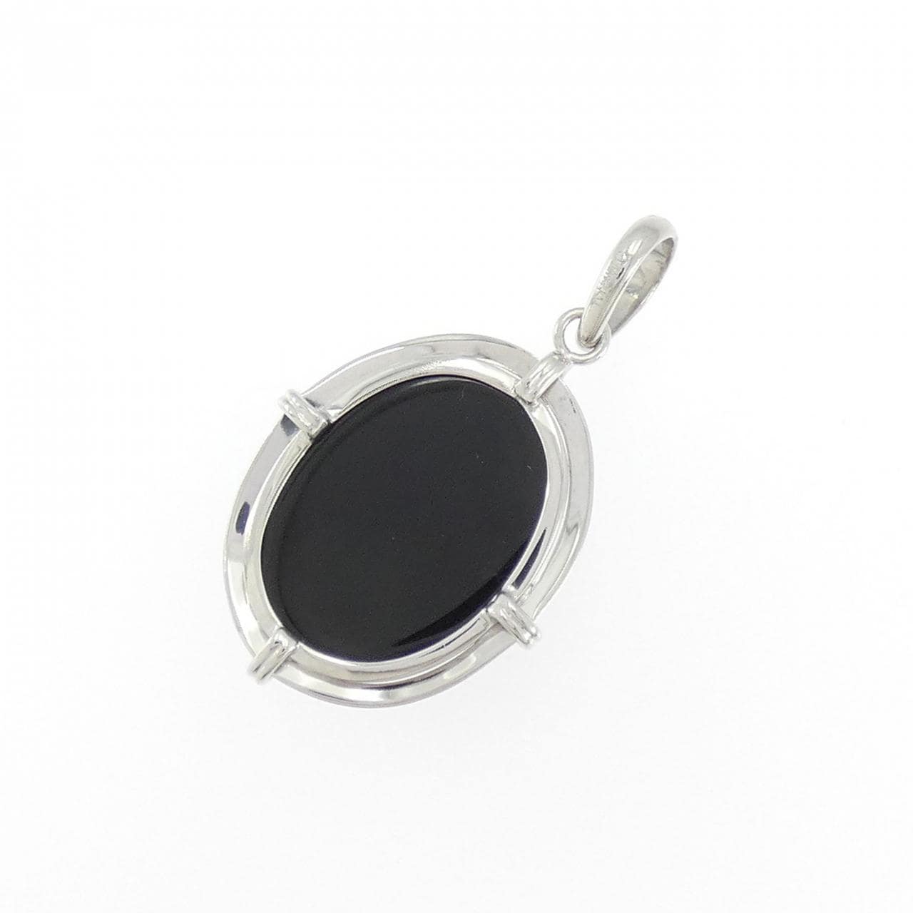 K18WG瑪瑙浮雕吊墜