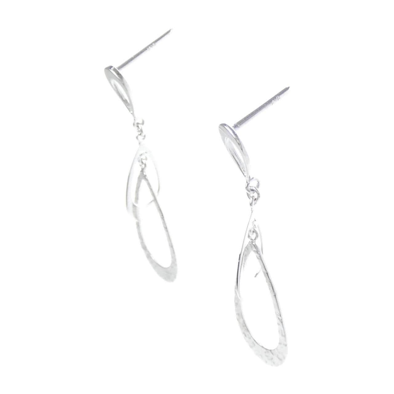 STAR JEWELRY K18WG 耳環