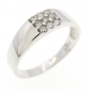 K14WG ダイヤモンド リング 0.09CT