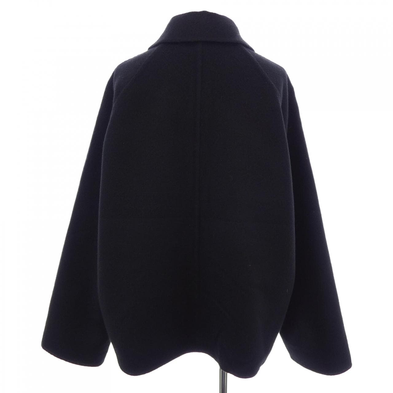 エルメス HERMES ダブルフェイス クルードセル ラムスキンボタン 0102DA ジャケット