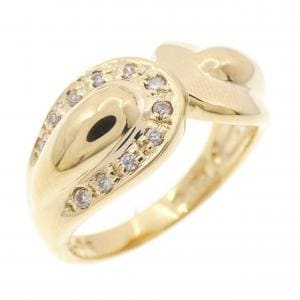 K18YG ダイヤモンド リング 0.08CT