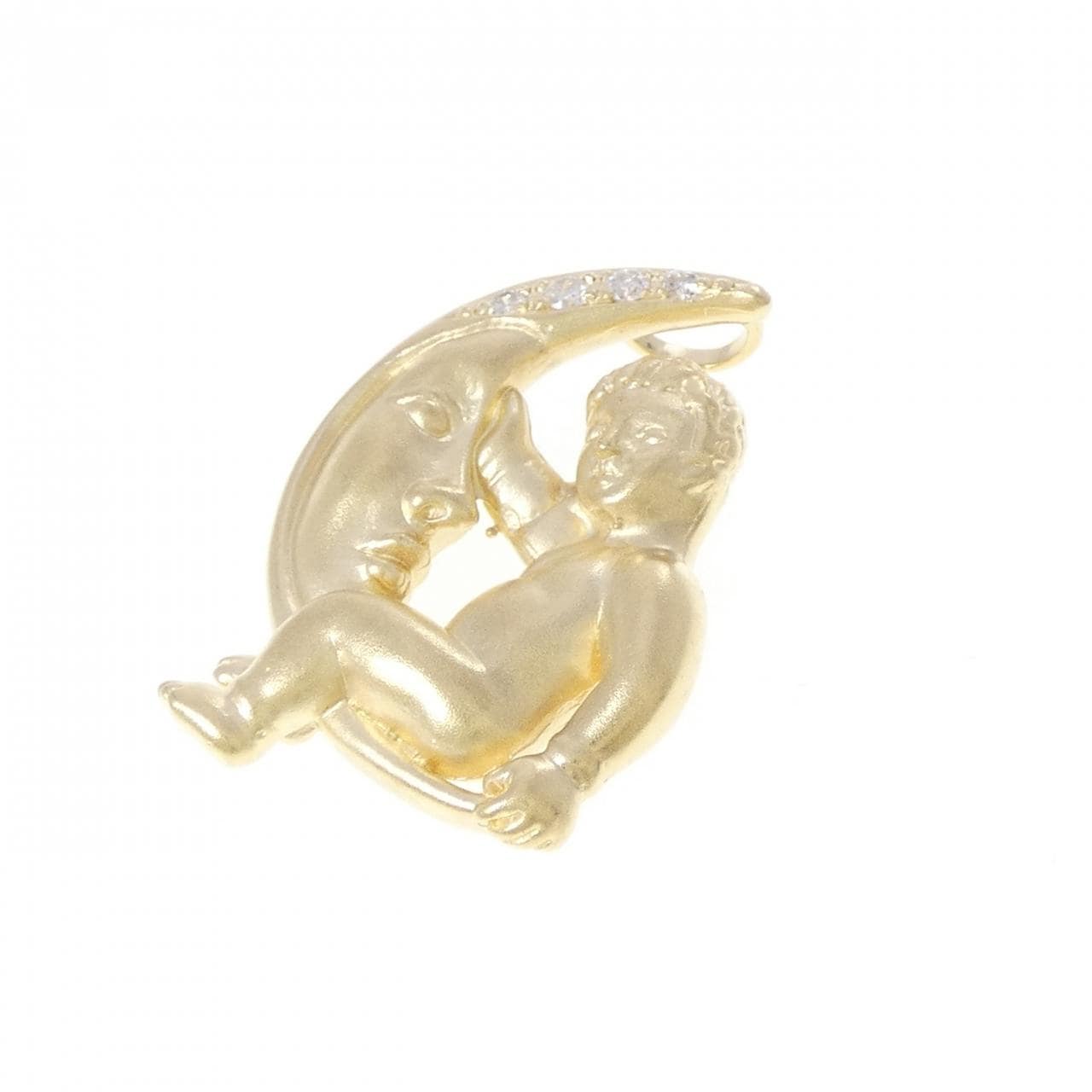 750YG ダイヤモンド ペンダント 0.072CT