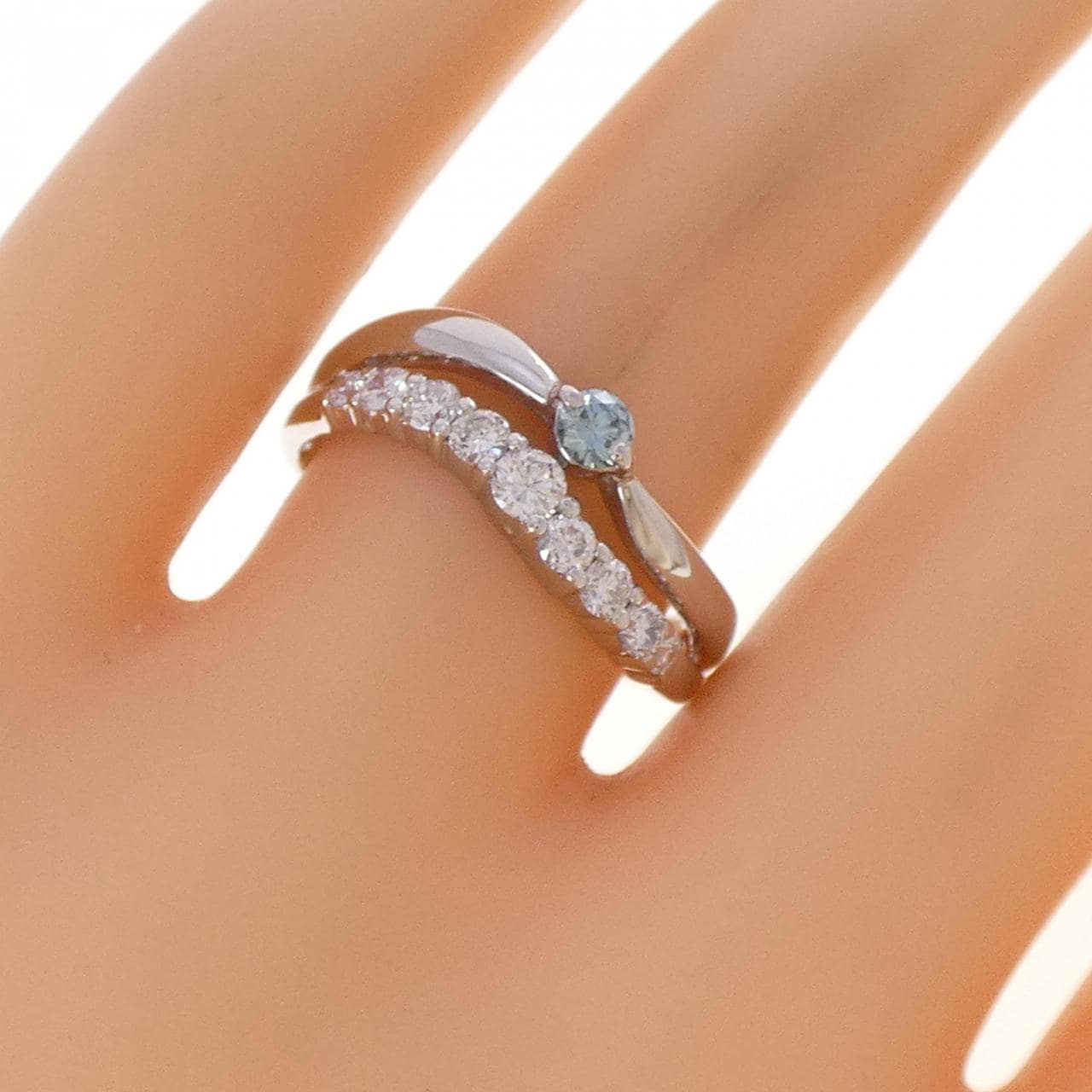 PT900 ダイヤモンド リング 0.50CT