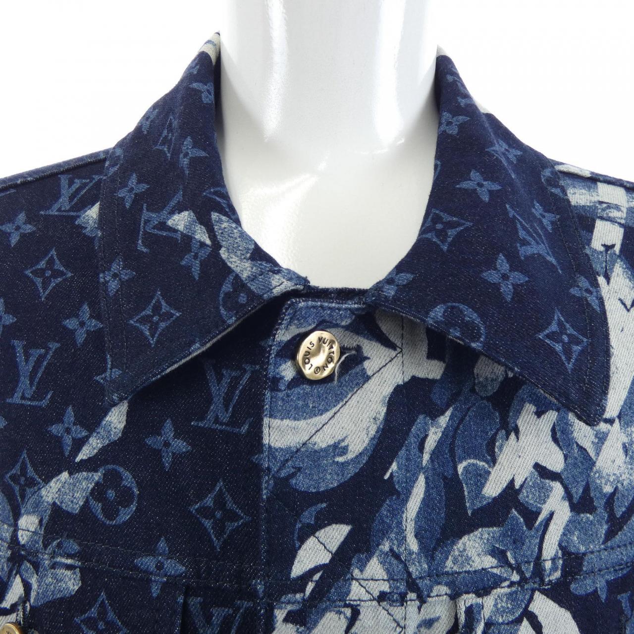 ルイヴィトン LOUIS VUITTON モノグラムプリンテッドデニムジャケット HQA01WFSG デニムジャケット
