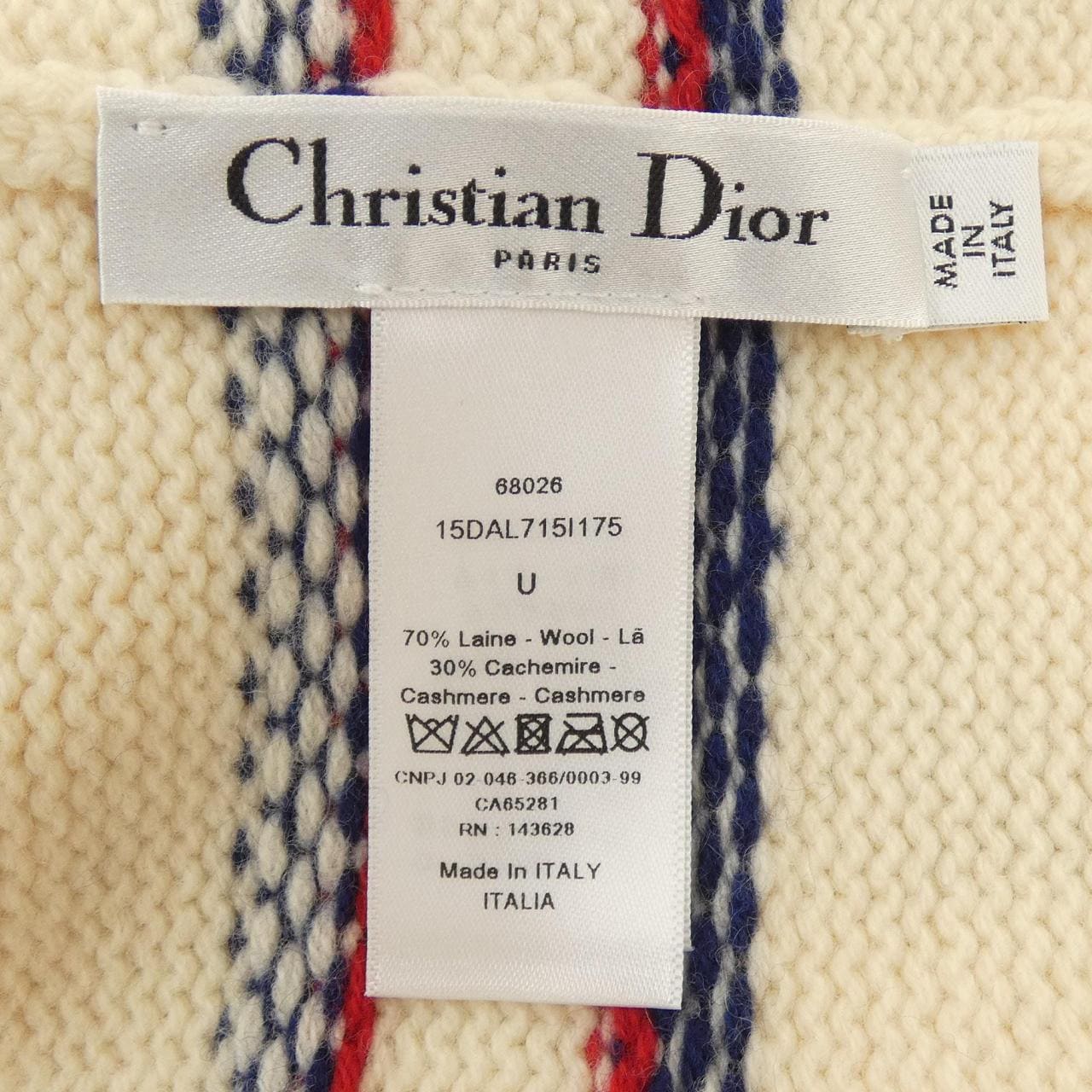 クリスチャンディオール CHRISTIAN DIOR DIORALPS 15DAL715I175 ニットキャップ