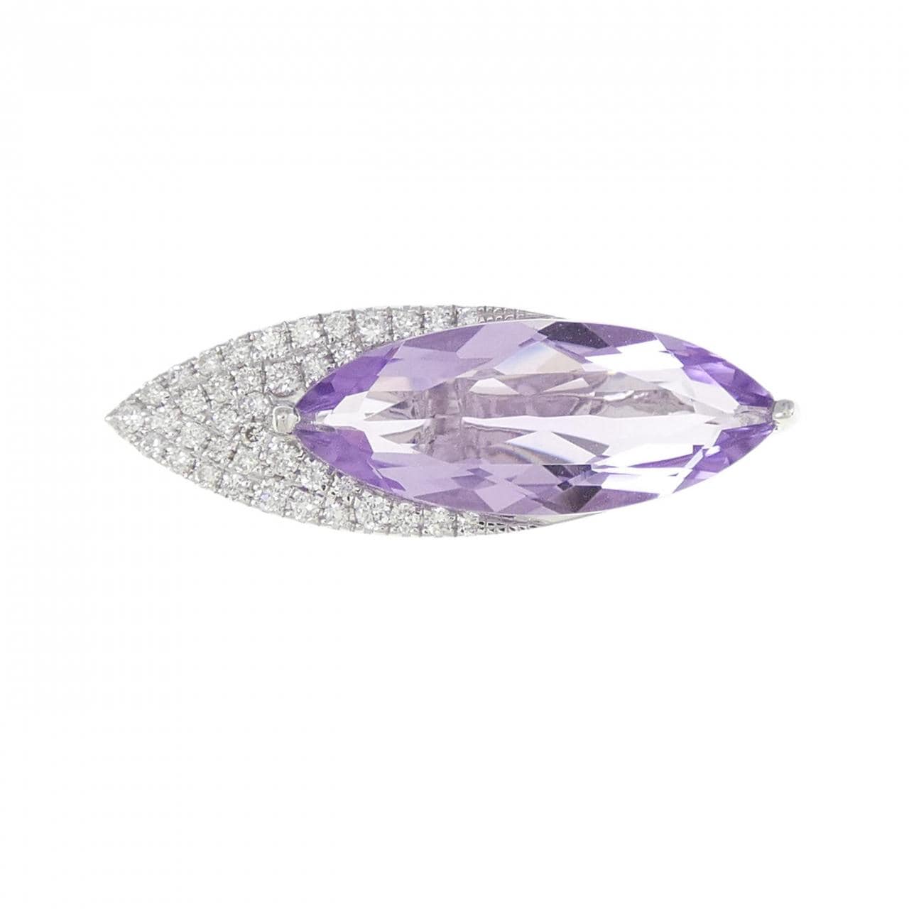 K18WG Amethyst Ring 2.30CT