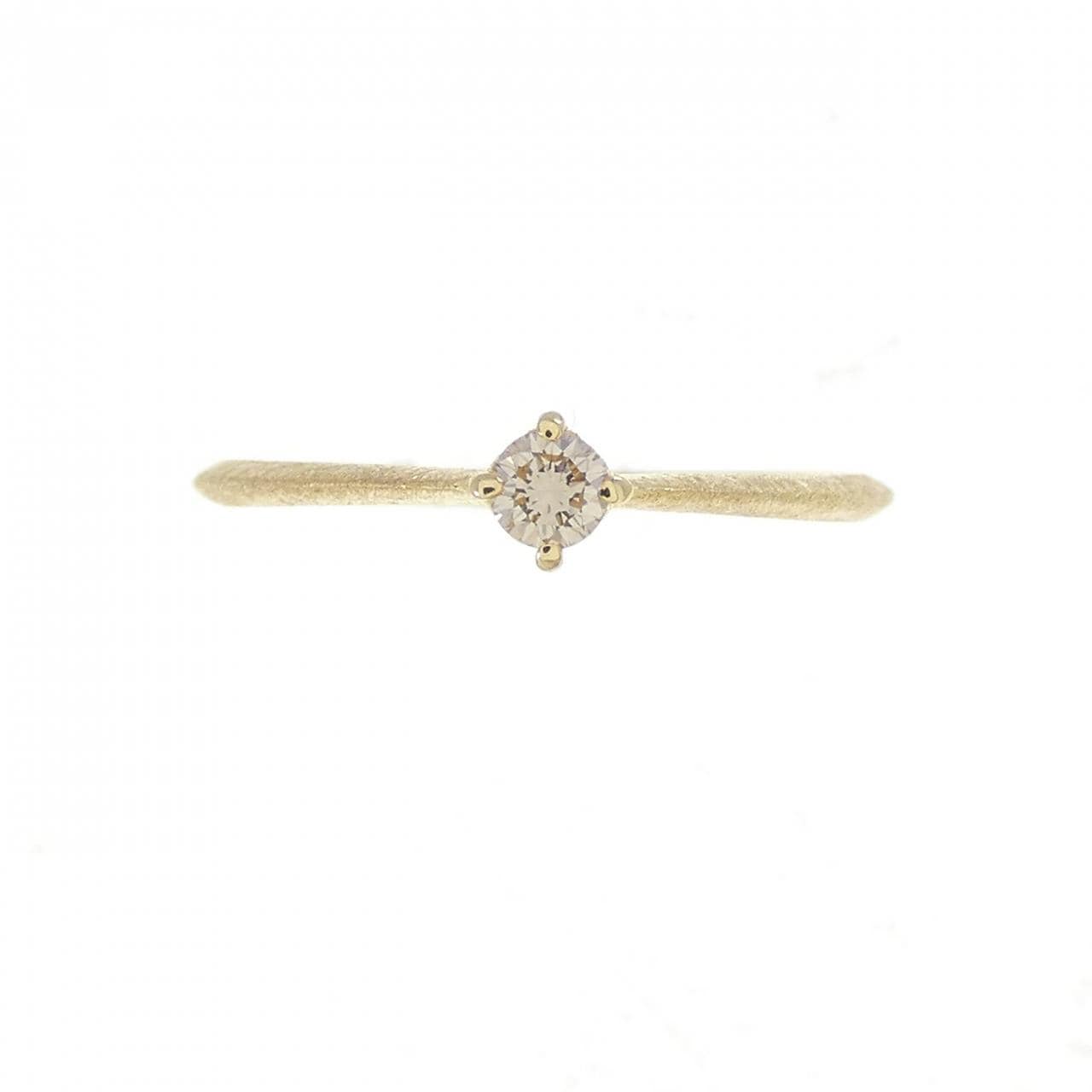 K18YG ダイヤモンド リング 0.10CT